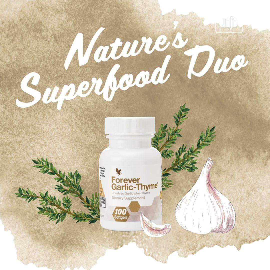 Forever Garlic Thyme 065 Flp - tỏi + xạ hương siêu thực phẩm hỗ trợ miễn dịch và tim mạch.