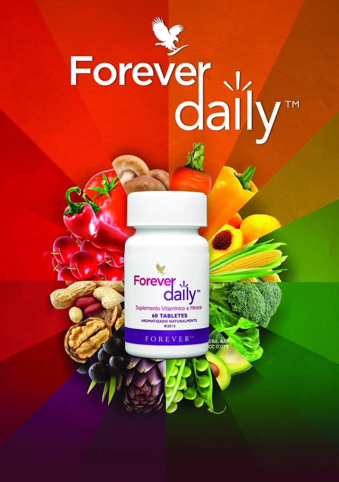 Forver Daily 439 Flp là sự kết hợp 55 loại vitamin và khoáng chất từ các nguồn tự nhiên.