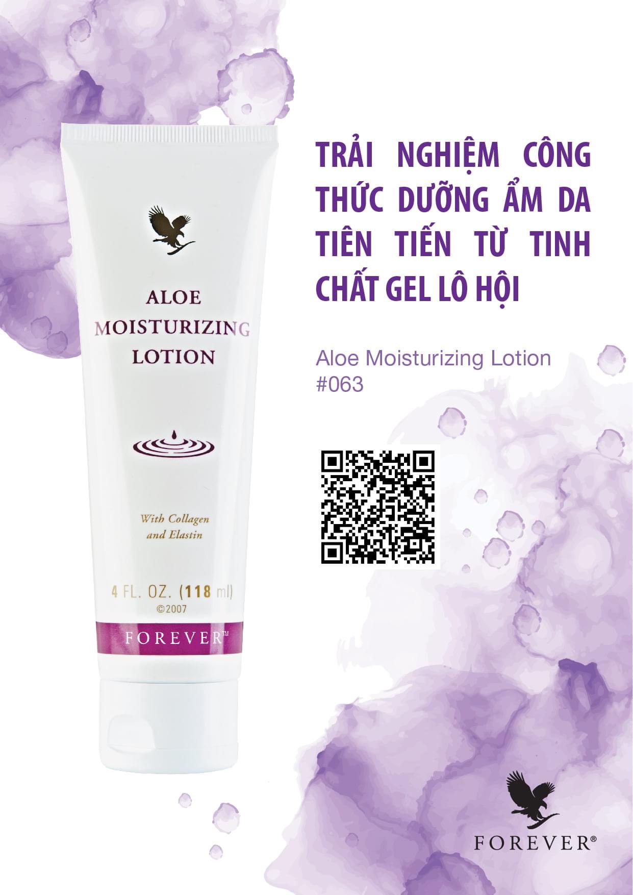 Aloe Moisturizing Lotion #063 Flp : Trải Nghiệm Công Thức Dưỡng Ẩm Da Tiến Tiến Từ Tinh Chất Gel Lô Hội