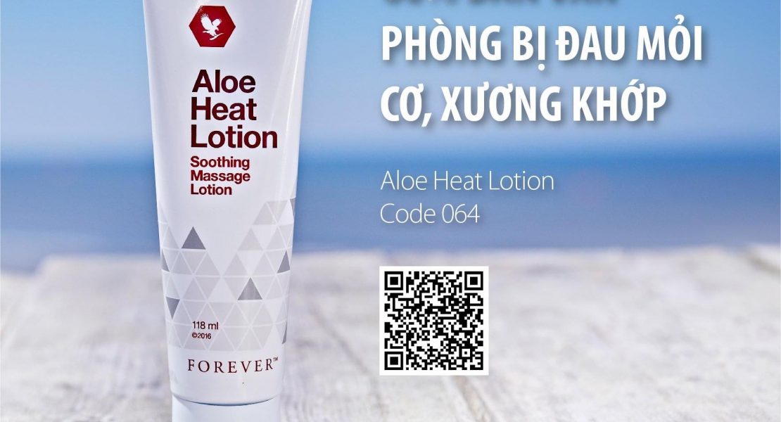 Aloe Heat Lotion 064 Flp : 60% Dân Văn Phòng Bị Đau Mỏi Cơ, Xương Khớp.