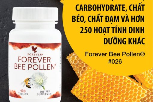 Forever Bee Pollen (026 Flp): Lợi Ích Sức Khoẻ Nổi Bật Từ Phấm Ong