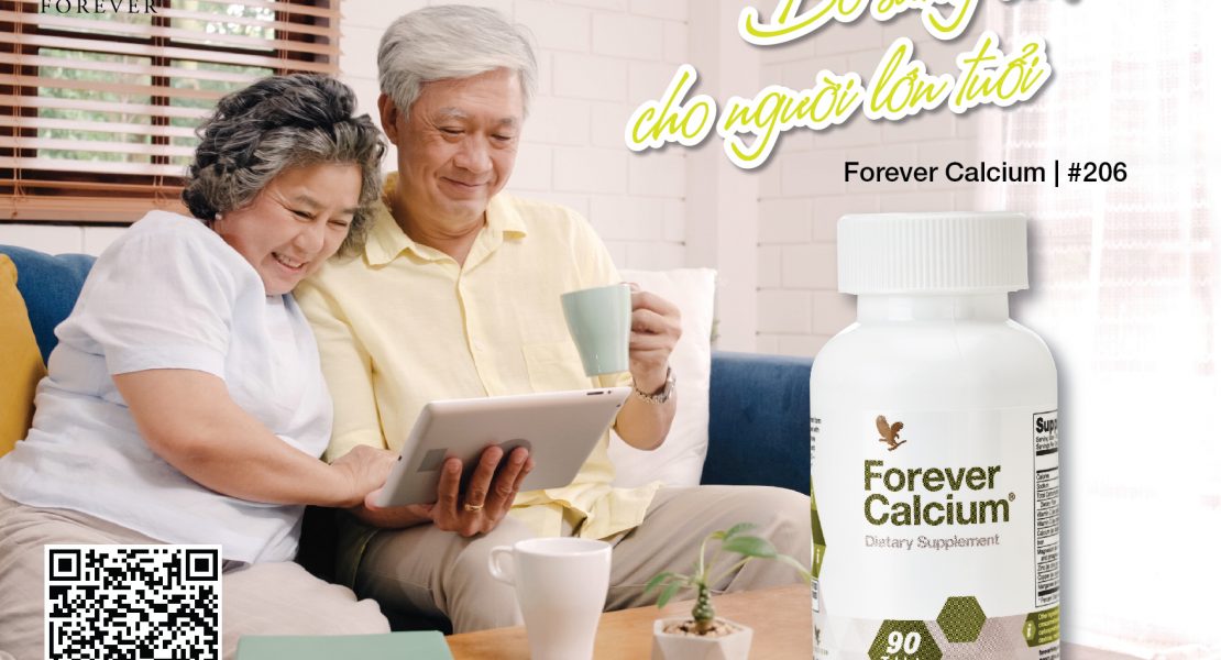 Forever Calcium (206 Flp) Bổ Sung Canxi Cho Người Lớn Tuổi