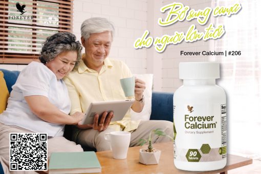 Forever Calcium (206 Flp) Bổ Sung Canxi Cho Người Lớn Tuổi