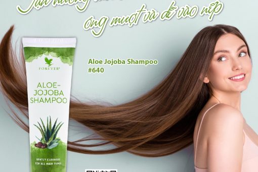 Aloe Jojoba Shampoo 640 Flp : Tận Hưởng Mái Tóc Mềm Mại, Óng Mượt Và Dễ Vào Nếp.
